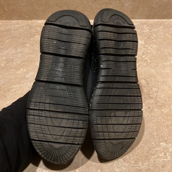 Cole Hann Black Zero Grand boys sneakers gymshoes - Picture 7 of 8